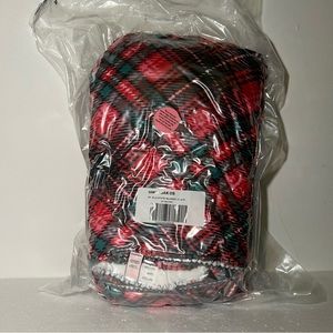 NWT Victoria Secret Plaid Tote and Blanket